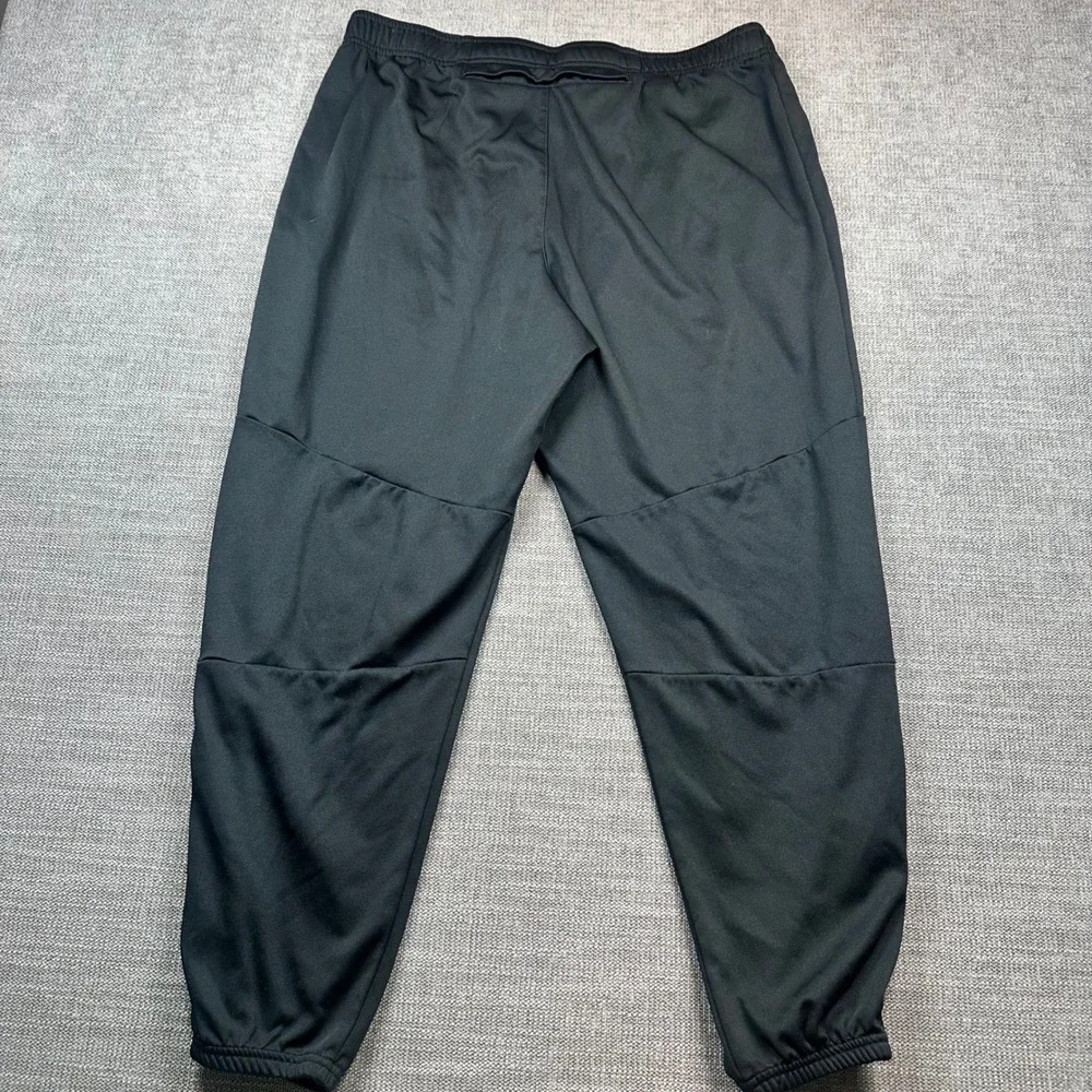 Nike Track Pants Men Large Black  Ankle Zip Pockets Joggers Athletic